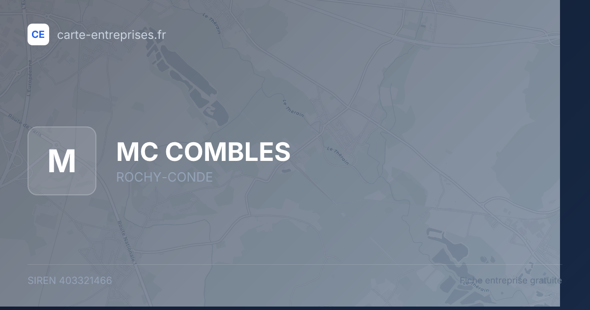 MC COMBLES — 403321466 — fiche entreprise