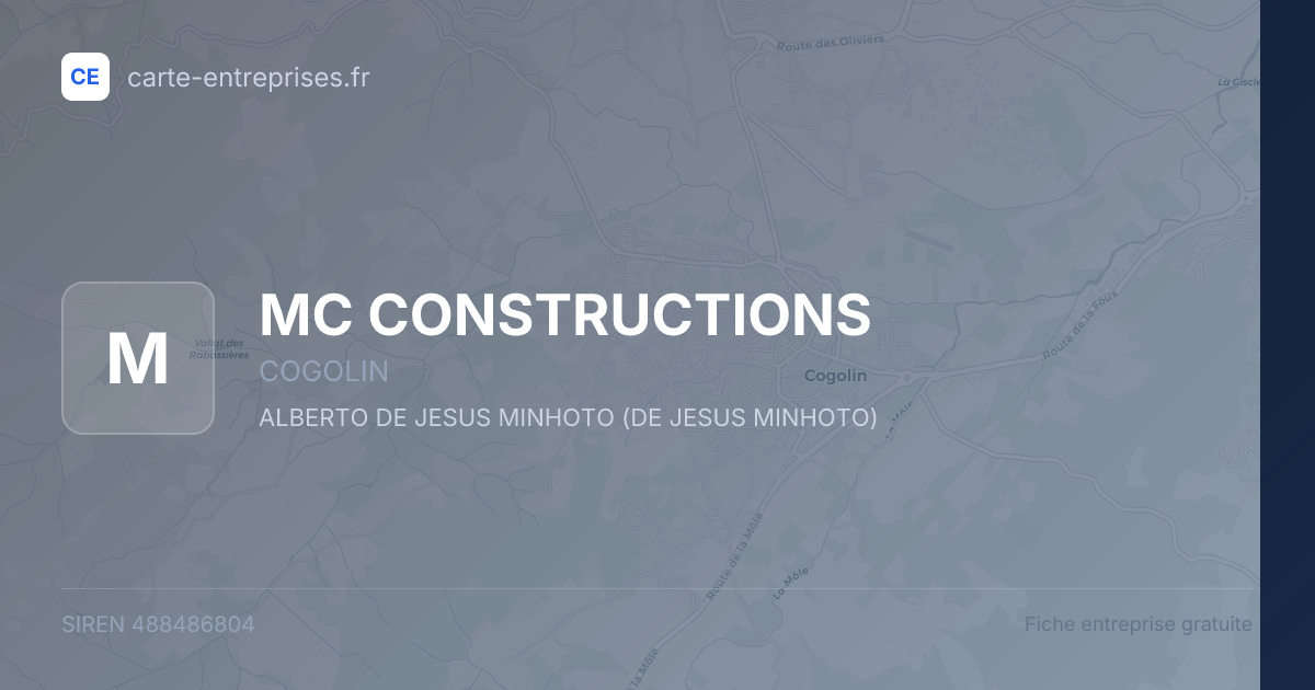 MC CONSTRUCTIONS — 488486804 — fiche entreprise