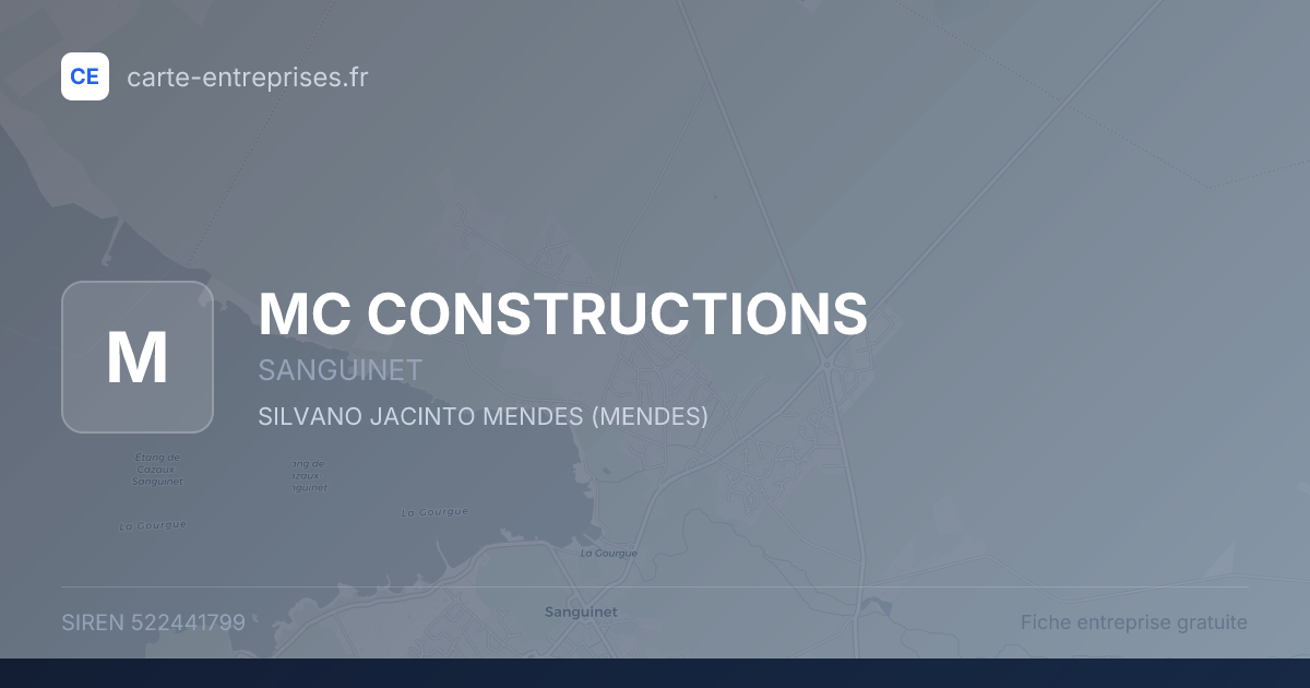 MC CONSTRUCTIONS — 522441799 — fiche entreprise