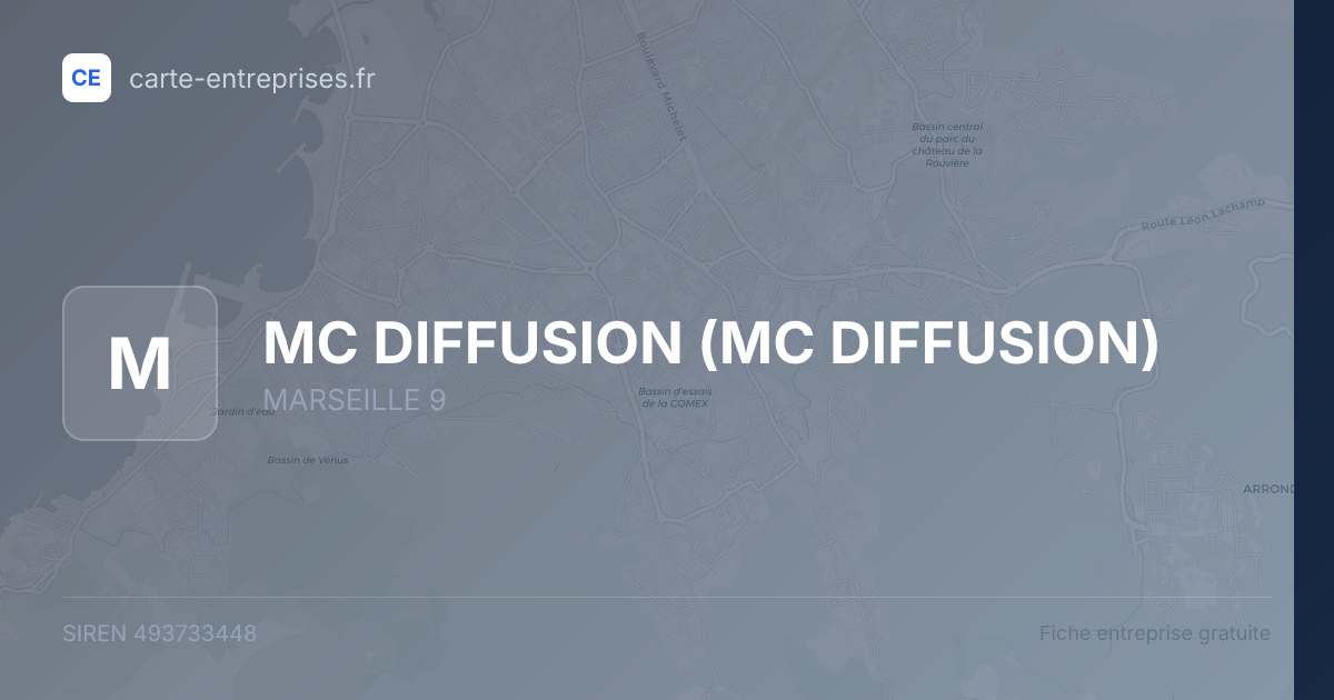 MC DIFFUSION — 493733448 — fiche entreprise