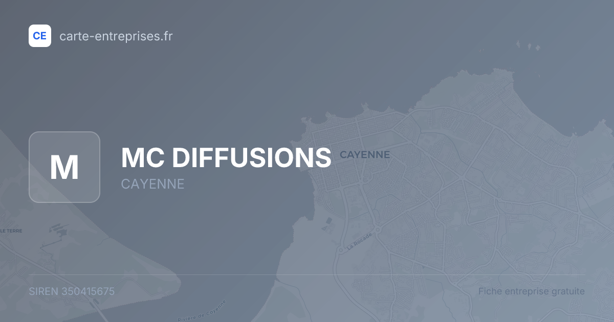 MC DIFFUSIONS — 350415675 — fiche entreprise