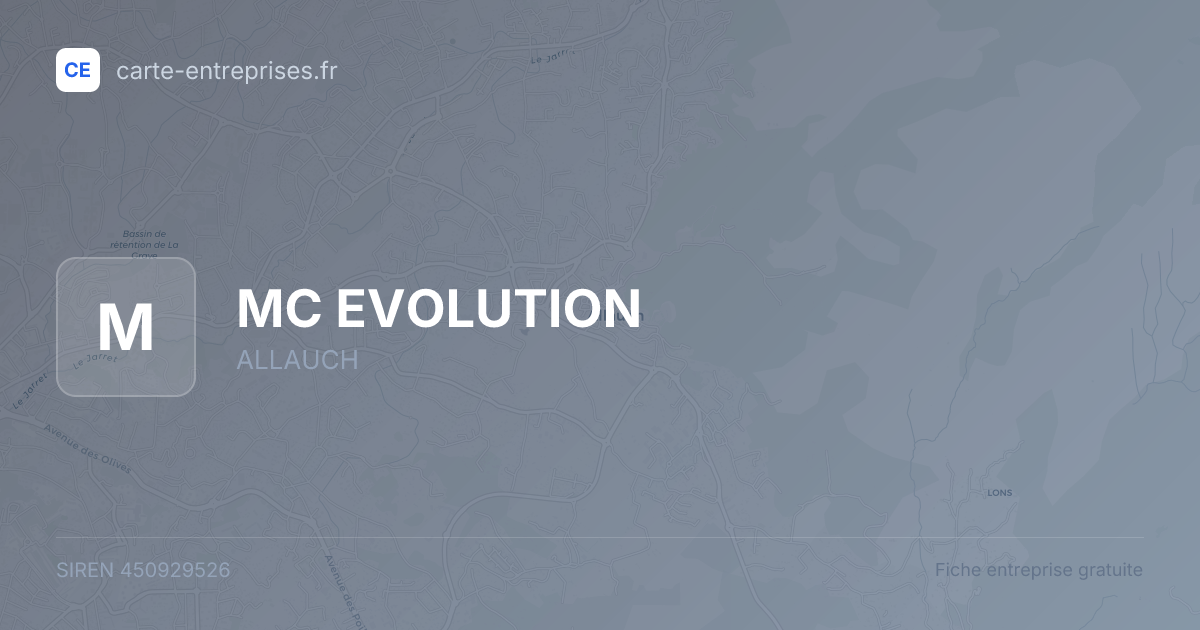MC EVOLUTION — 450929526 — fiche entreprise
