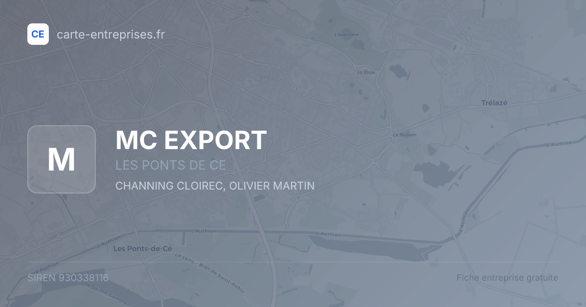 MC EXPORT — 930338116 — fiche entreprise