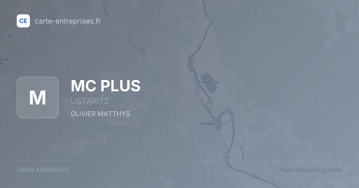 MC PLUS — 489066472 — fiche entreprise