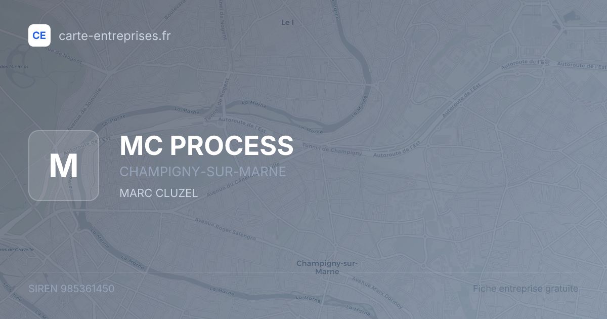 MC PROCESS — 985361450 — fiche entreprise