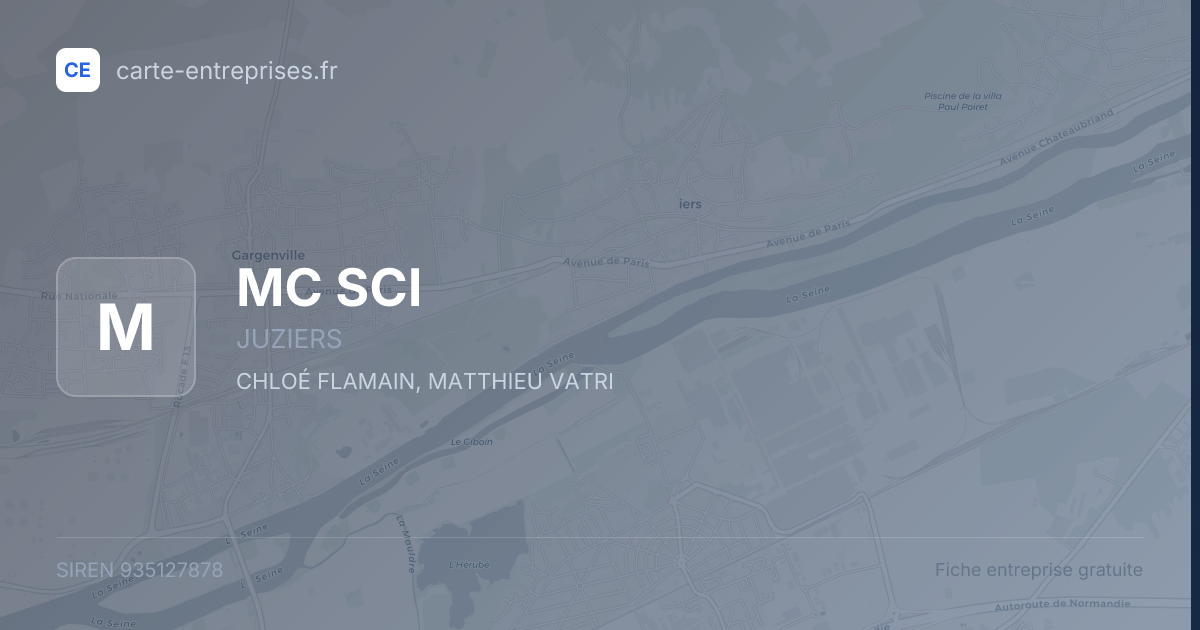 MC SCI — 935127878 — fiche entreprise