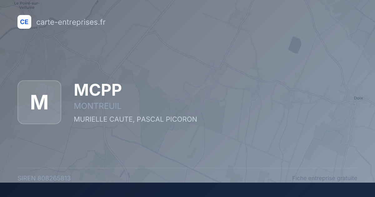 MCPP — 808265813 — fiche entreprise