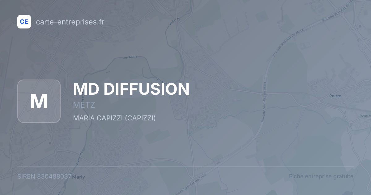 MD DIFFUSION — 830488037 — fiche entreprise