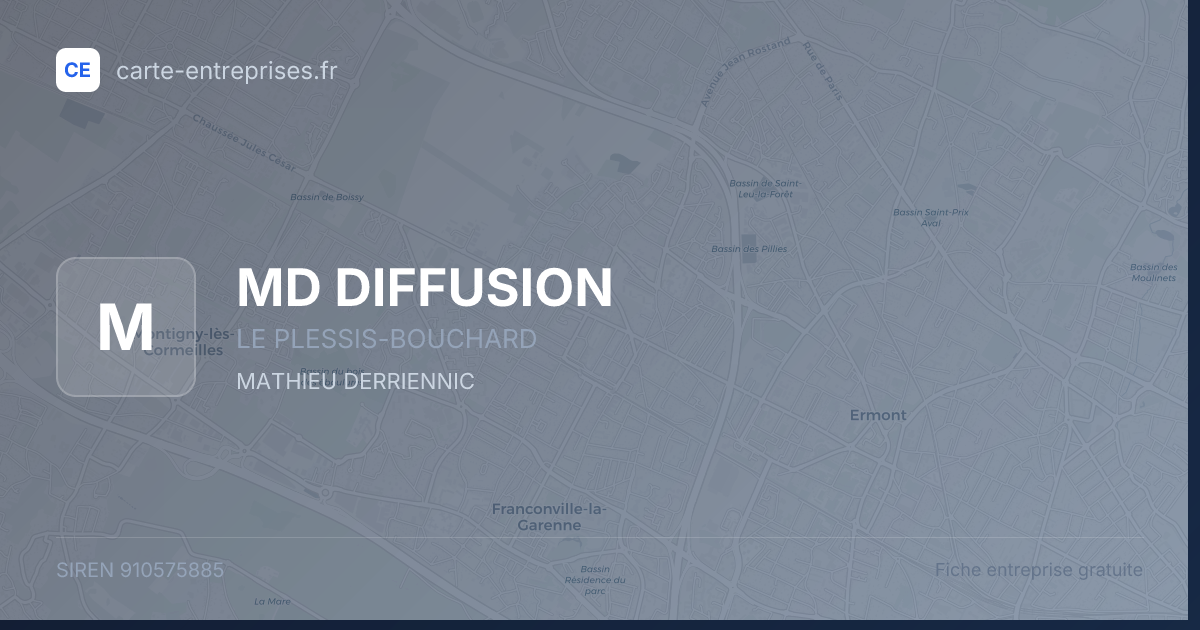 MD DIFFUSION — 910575885 — fiche entreprise