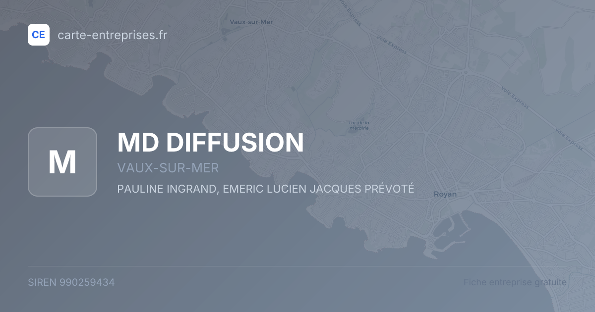 MD DIFFUSION — 990259434 — fiche entreprise