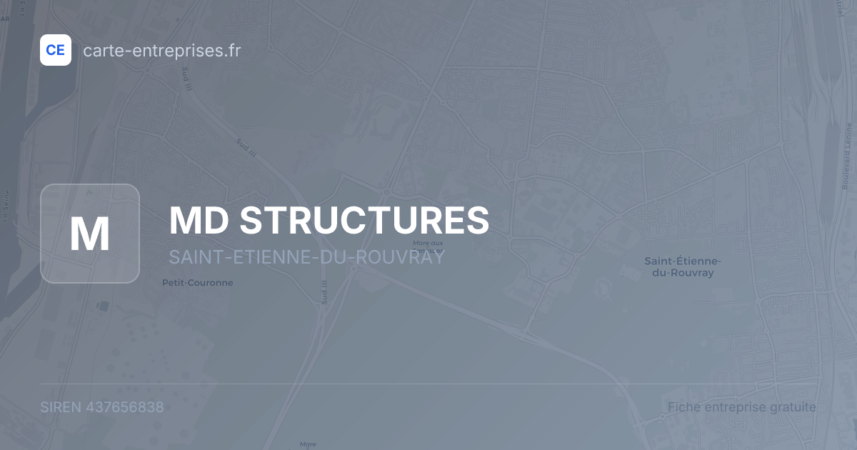 MD STRUCTURES — 437656838 — fiche entreprise