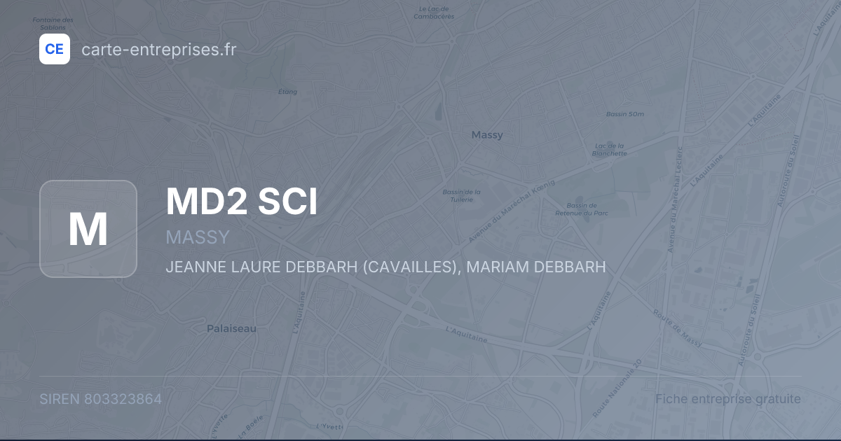MD2 SCI — 803323864 — fiche entreprise