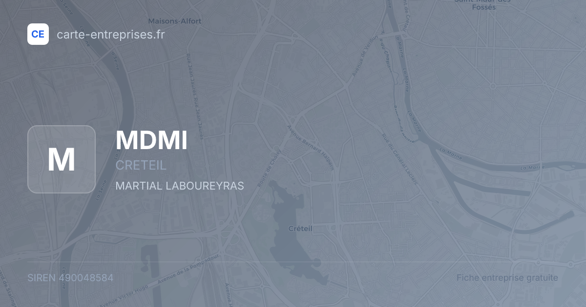 MDMI — 490048584 — fiche entreprise