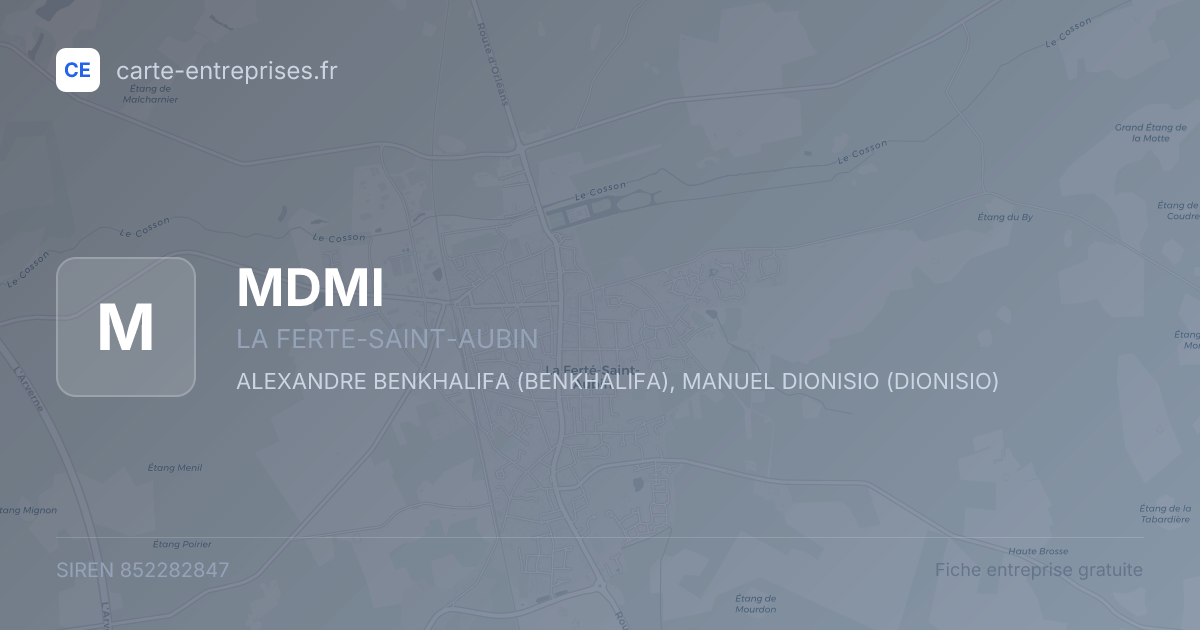 MDMI — 852282847 — fiche entreprise