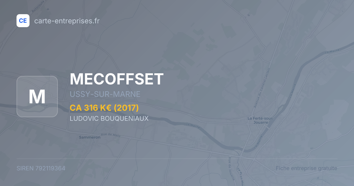 MECOFFSET — 792119364 — fiche entreprise