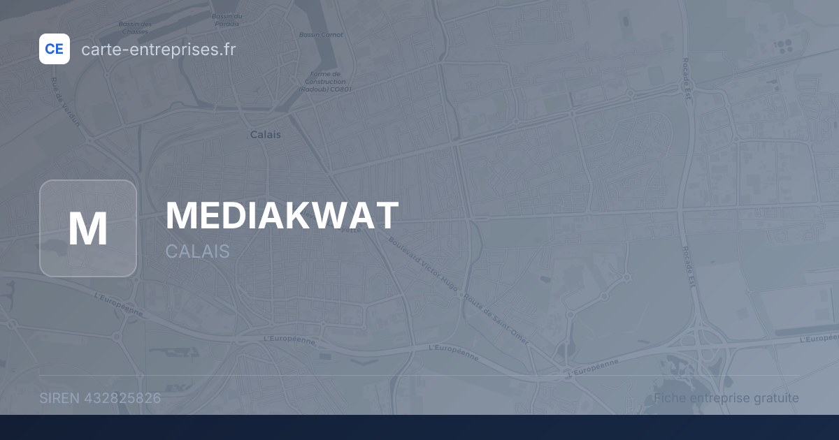 MEDIAKWAT — 432825826 — fiche entreprise