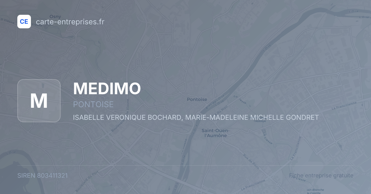MEDIMO — 803411321 — fiche entreprise