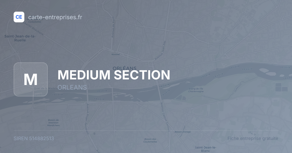 MEDIUM SECTION — 514882513 — fiche entreprise