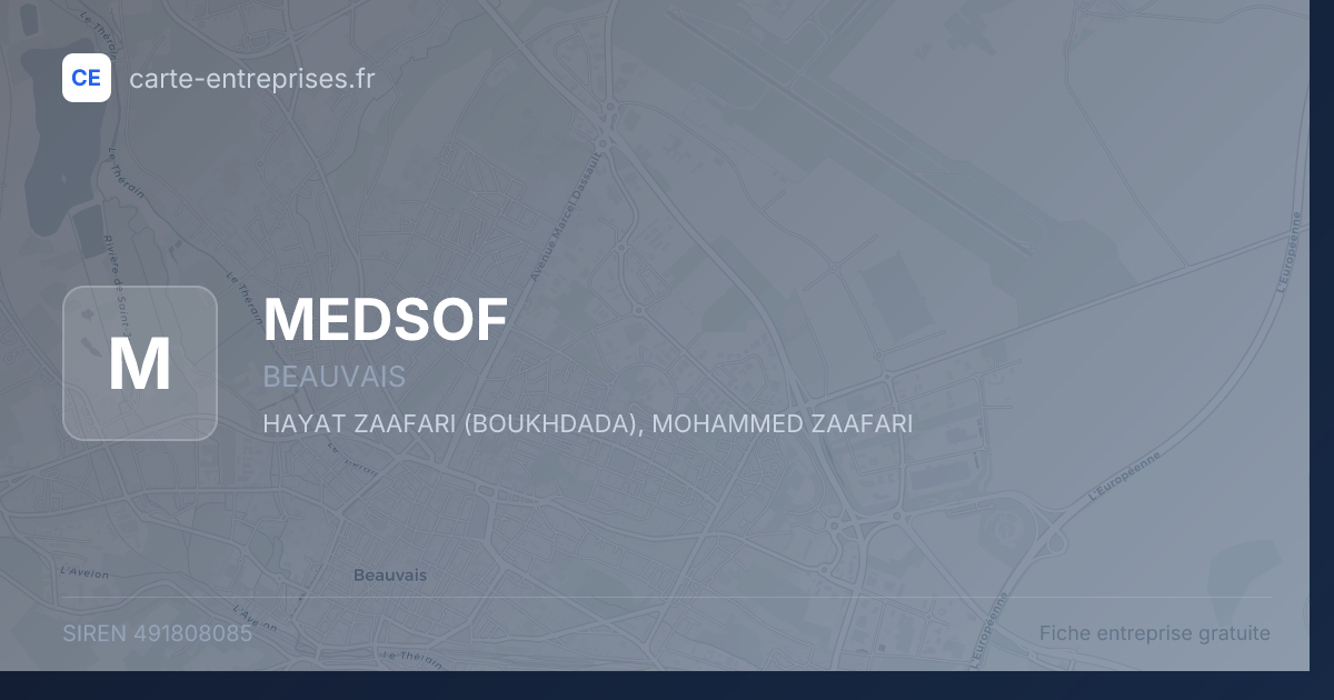MEDSOF — 491808085 — fiche entreprise