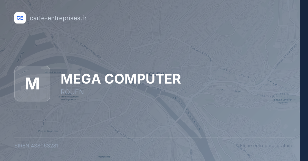 MEGA COMPUTER — 438063281 — fiche entreprise