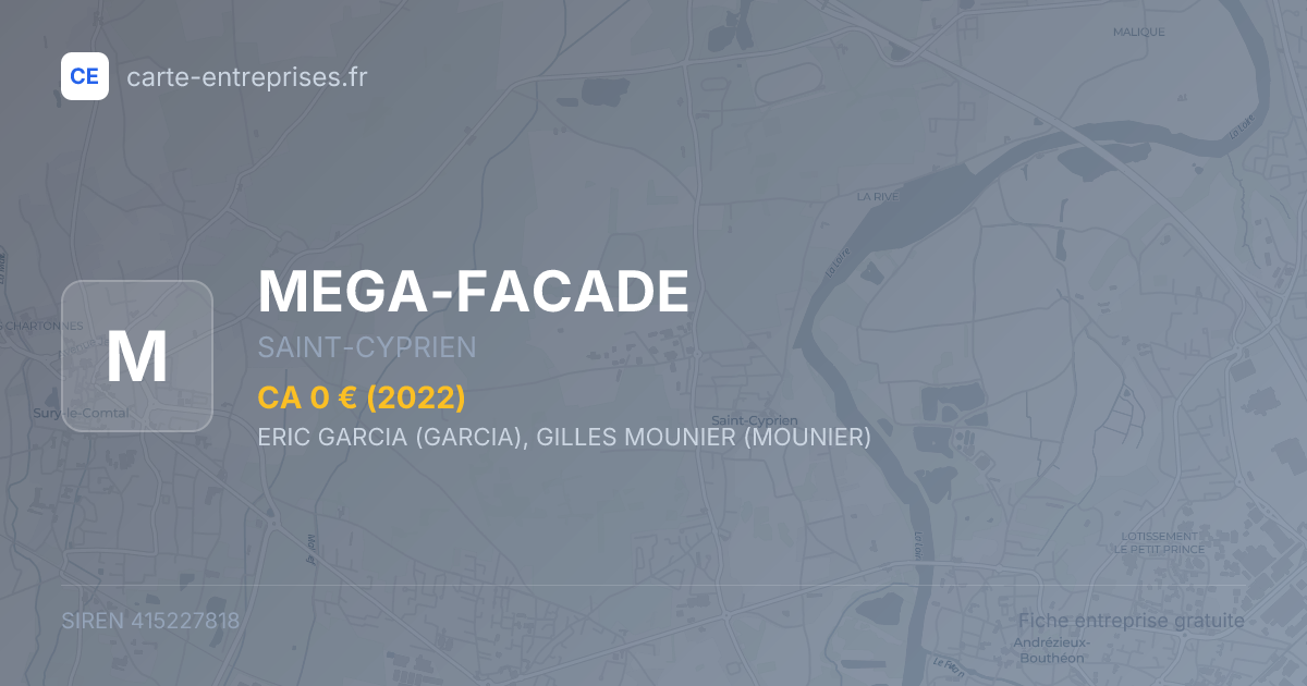 MEGA-FACADE — 415227818 — fiche entreprise