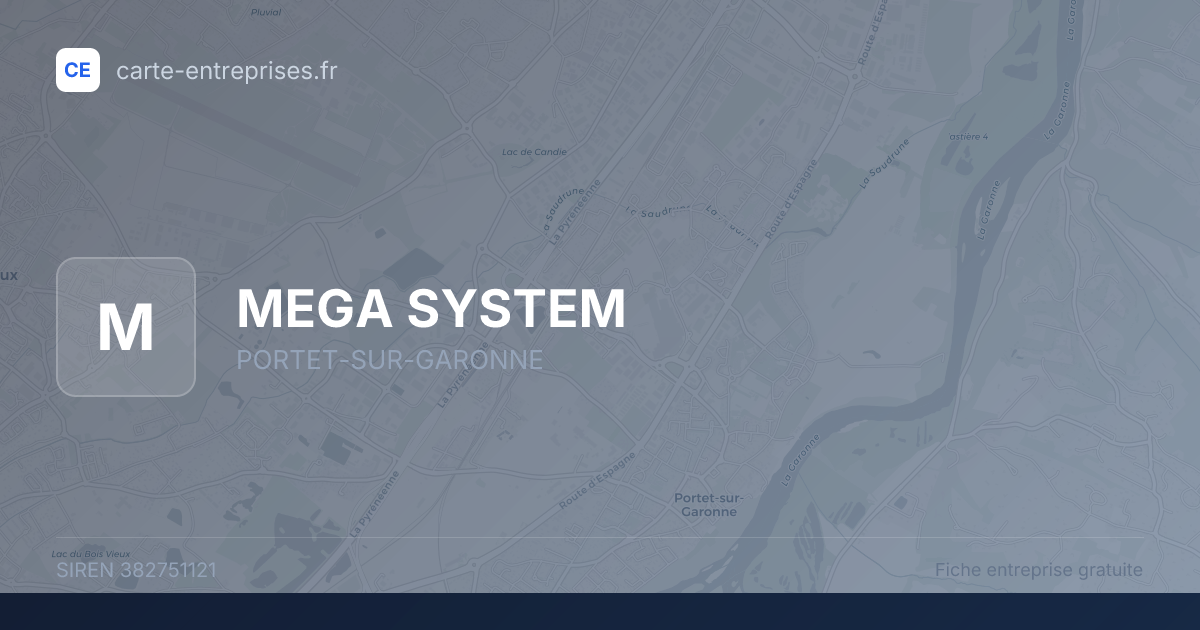 MEGA SYSTEM — 382751121 — fiche entreprise