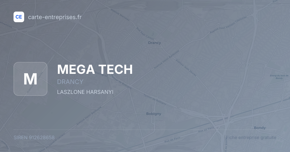 MEGA TECH — 912628658 — fiche entreprise