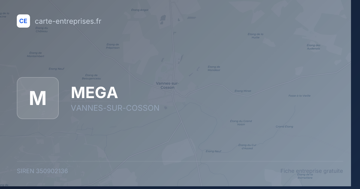 MEGA — 350902136 — fiche entreprise