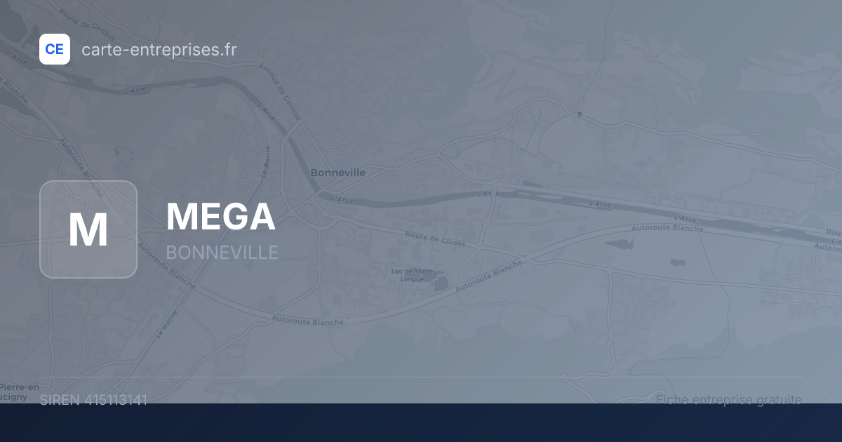 MEGA — 415113141 — fiche entreprise