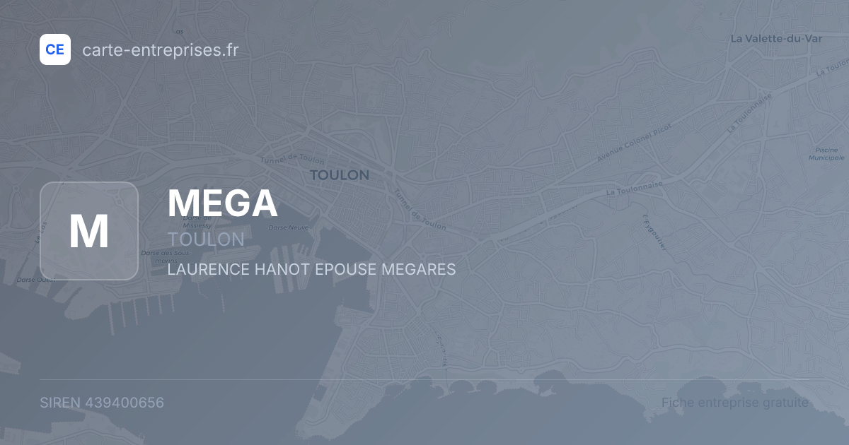 MEGA — 439400656 — fiche entreprise