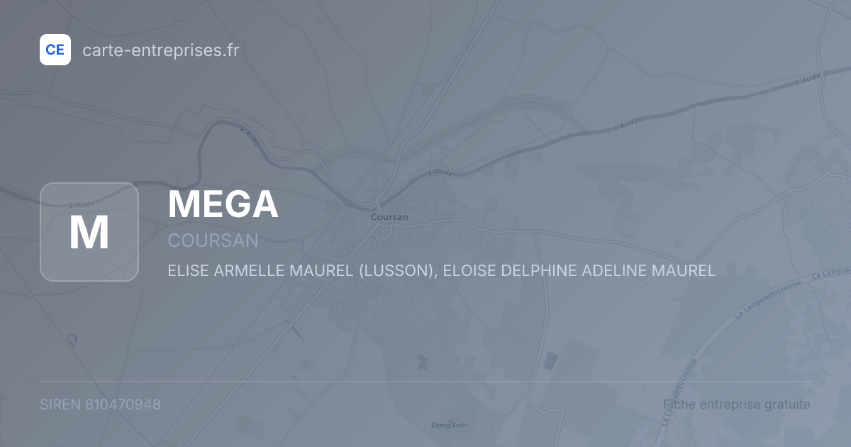 MEGA — 810470948 — fiche entreprise