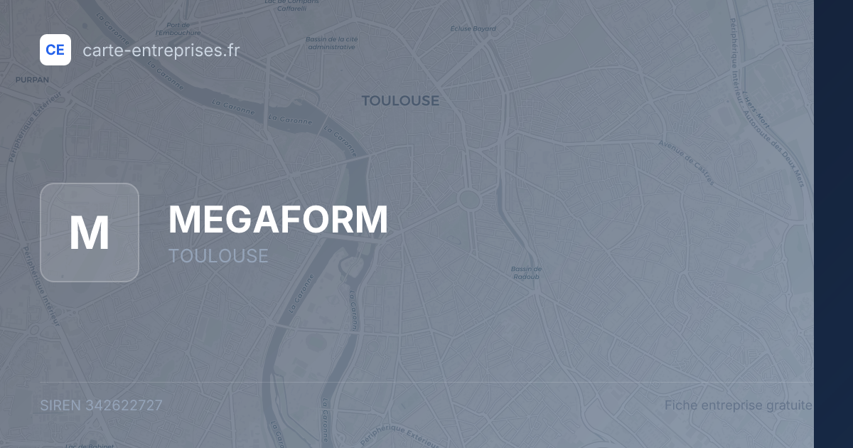 MEGAFORM — 342622727 — fiche entreprise