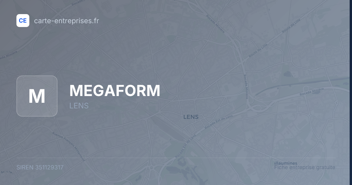 MEGAFORM — 351129317 — fiche entreprise