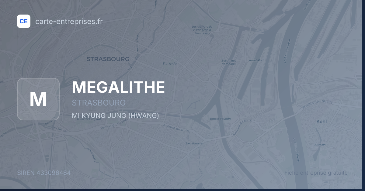 MEGALITHE — 433096484 — fiche entreprise