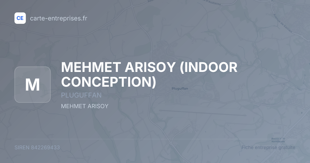 MEHMET ARISOY (INDOOR CONCEPTION) — 842269433 — fiche entreprise