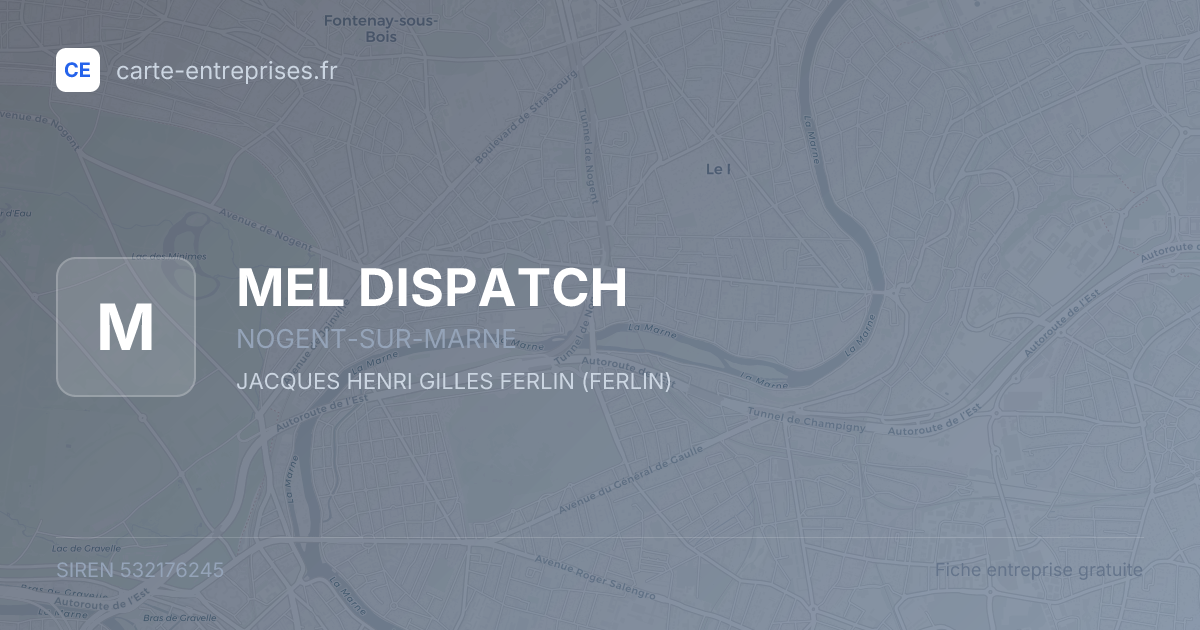 MEL DISPATCH — 532176245 — fiche entreprise