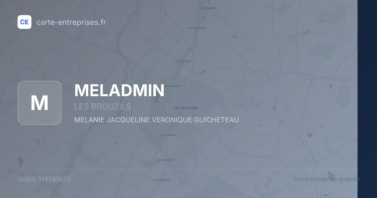 MELADMIN — 914385679 — fiche entreprise