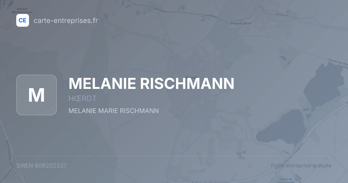 MELANIE RISCHMANN — 808202337 — fiche entreprise