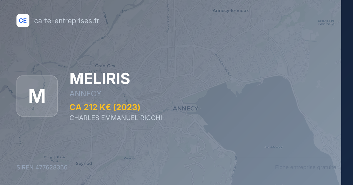 MELIRIS — 477628366 — fiche entreprise