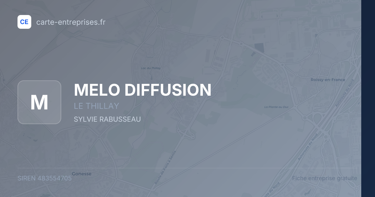 MELO DIFFUSION — 483554705 — fiche entreprise