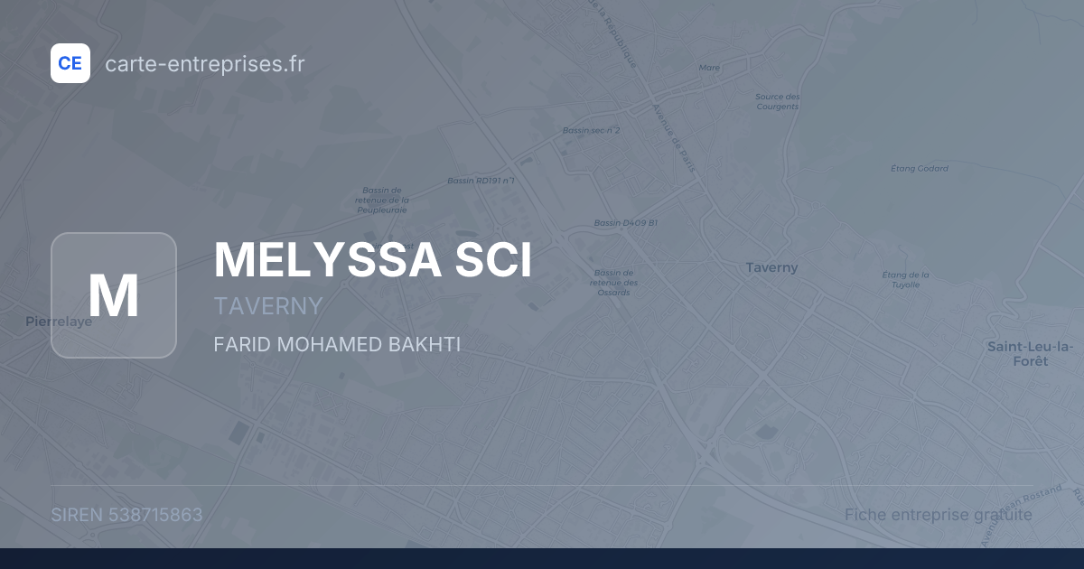 MELYSSA SCI — 538715863 — fiche entreprise