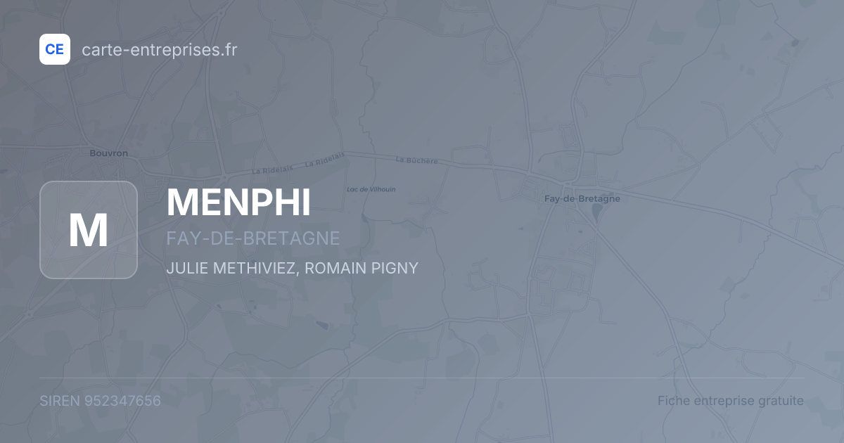MENPHI — 952347656 — fiche entreprise