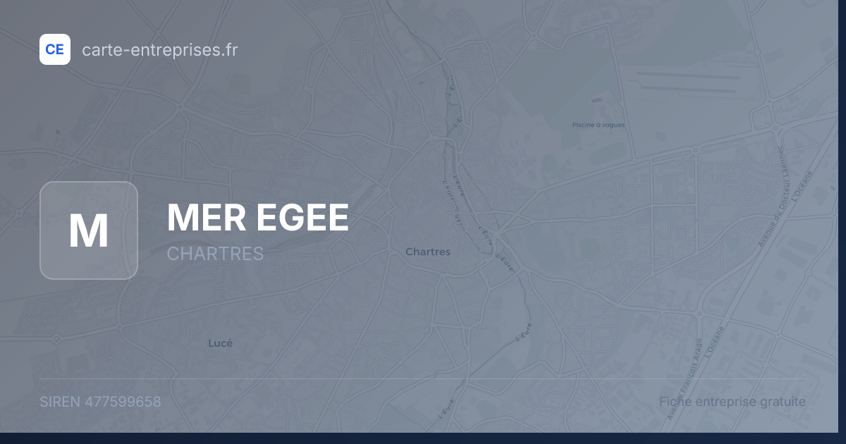 MER EGEE — 477599658 — fiche entreprise