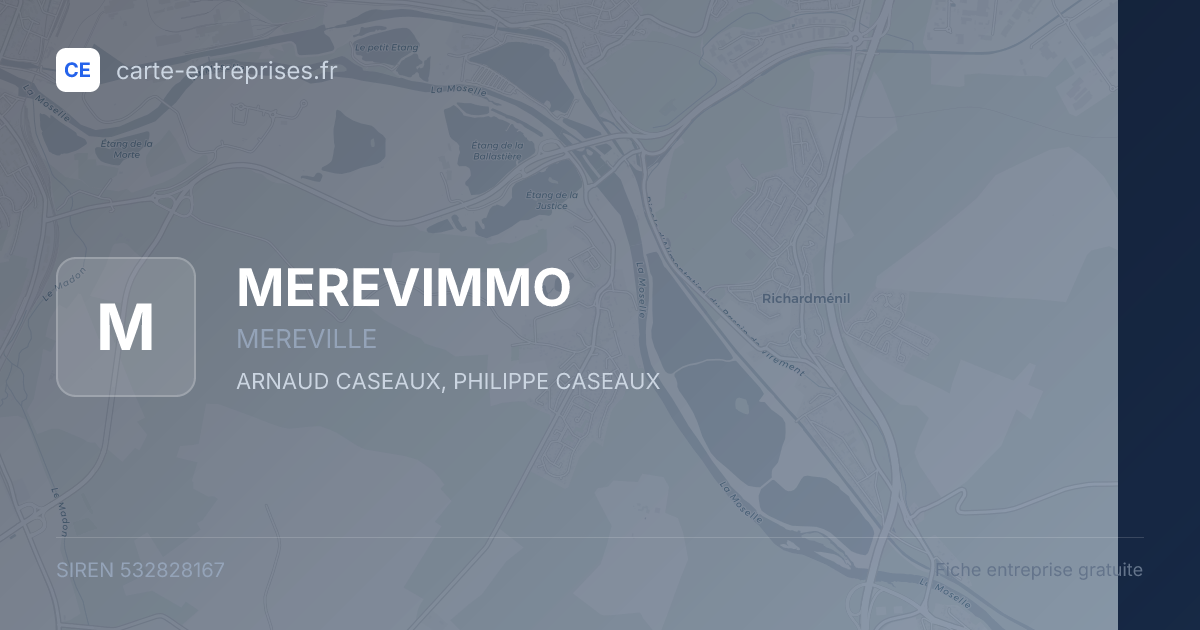 MEREVIMMO — 532828167 — fiche entreprise