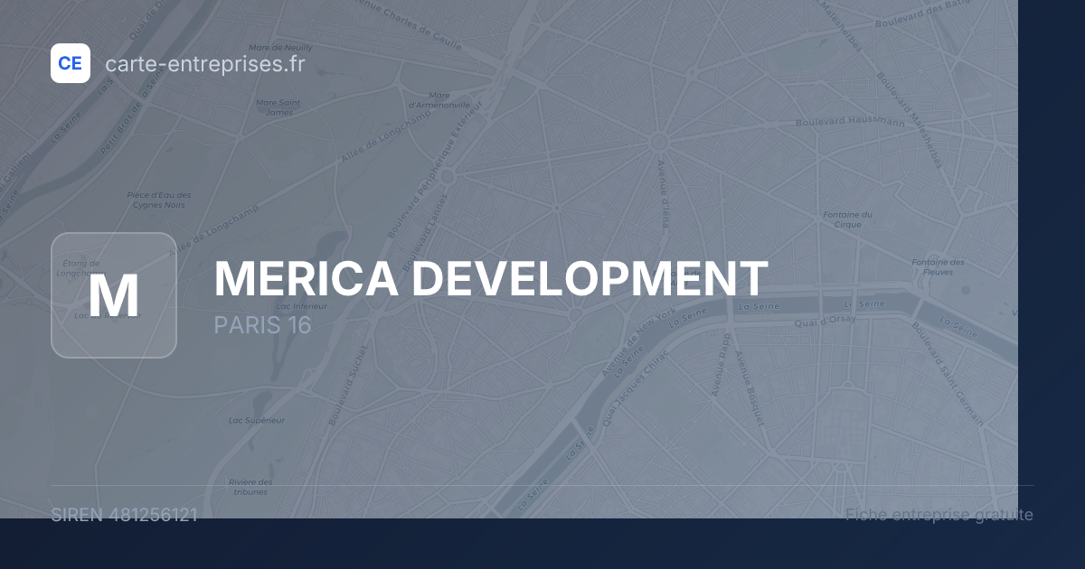 MERICA DEVELOPMENT — 481256121 — fiche entreprise