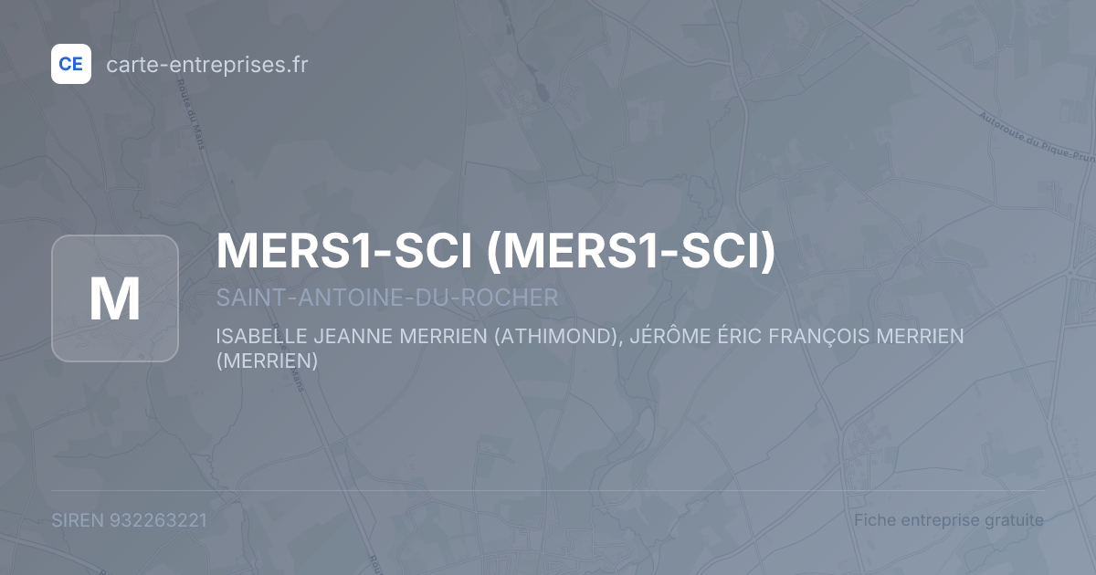 MERS1-SCI — 932263221 — fiche entreprise