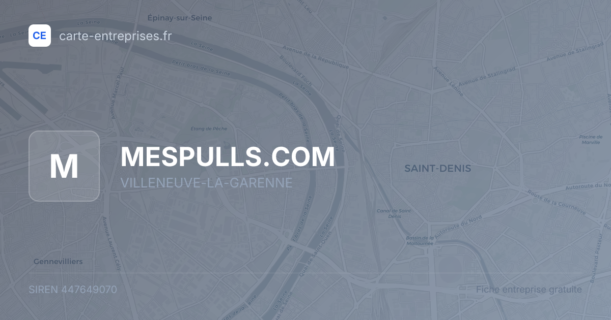 MESPULLS.COM — 447649070 — fiche entreprise