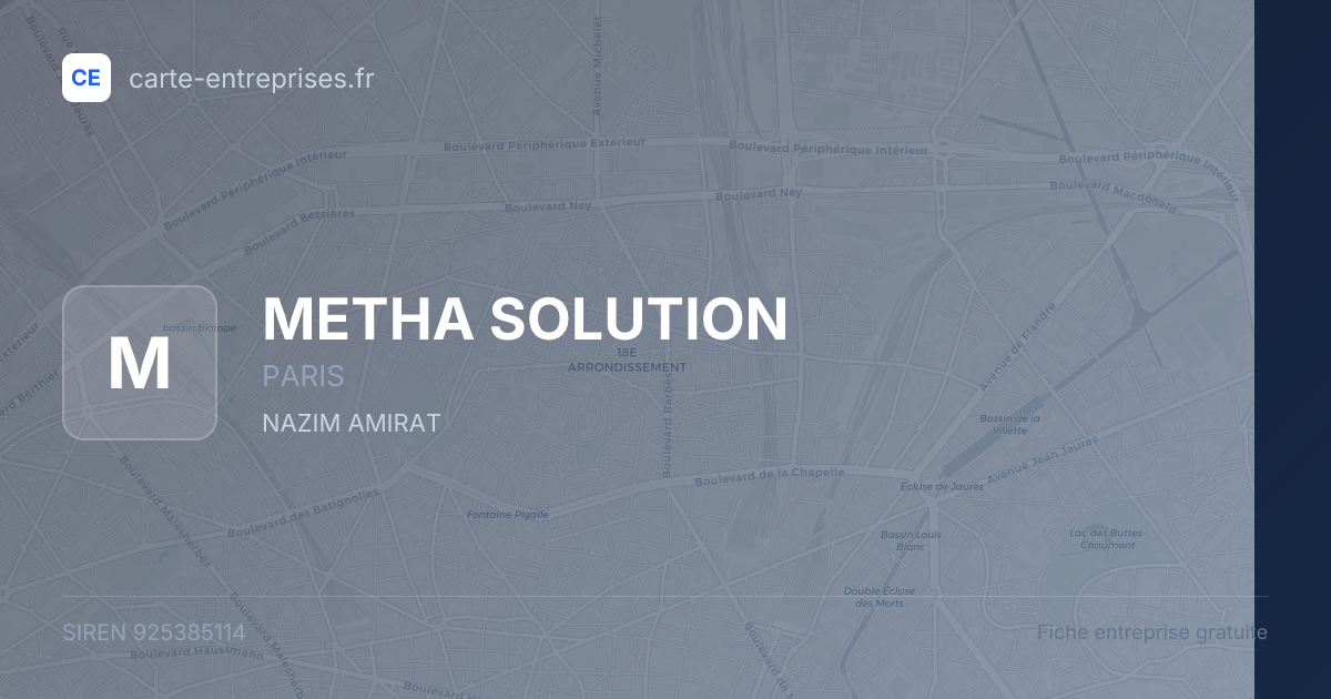 METHA SOLUTION — 925385114 — fiche entreprise