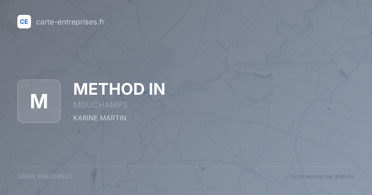 METHOD IN — 804004653 — fiche entreprise
