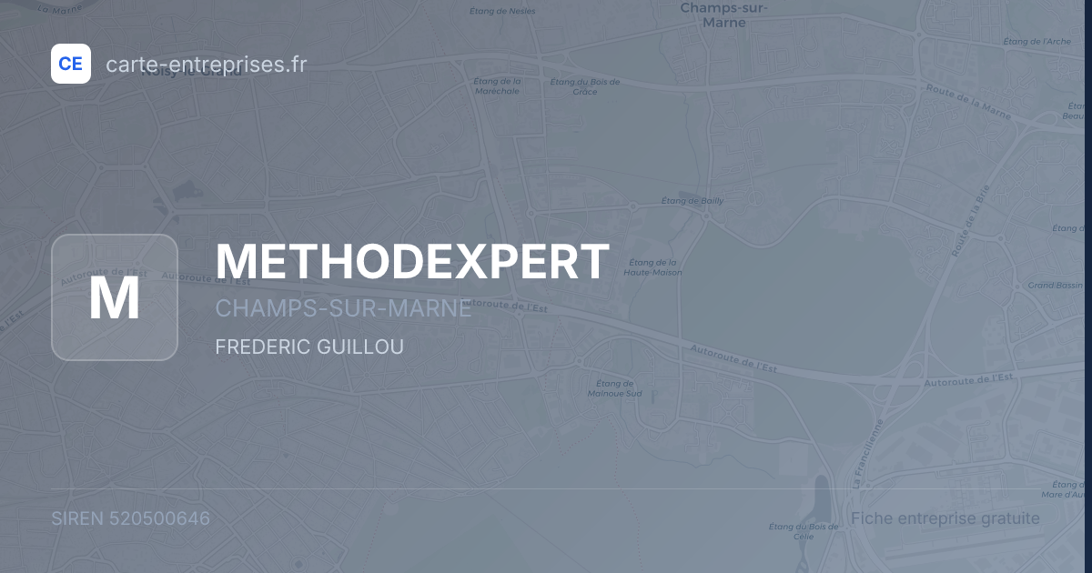 METHODEXPERT — 520500646 — fiche entreprise